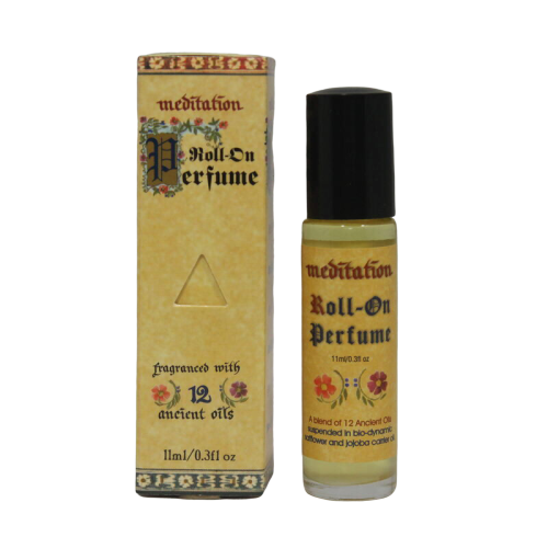 Meditation roll on shop perfume 12 ancient oils